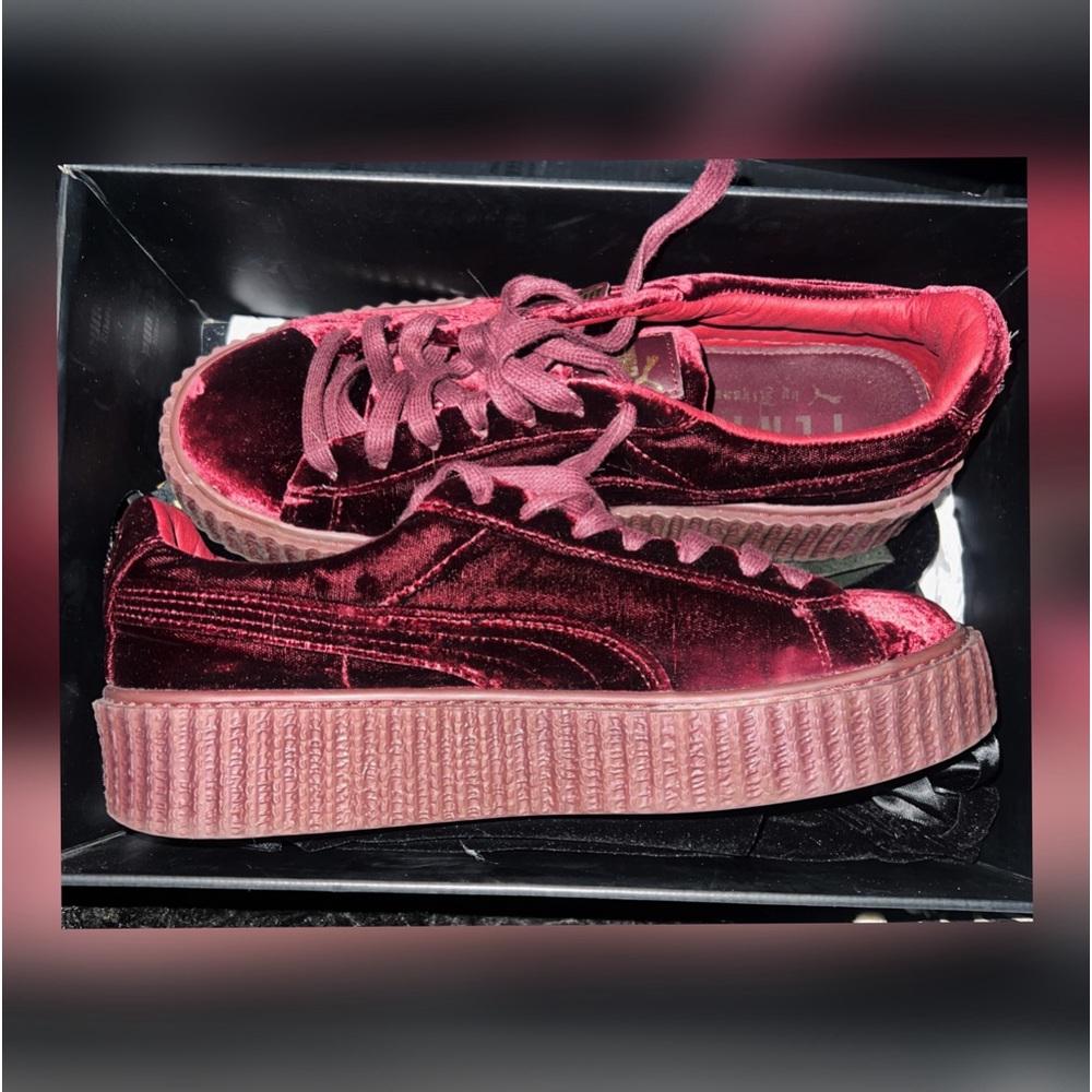 NIB- Fenty x Puma Deep Royal Purple Velvet Creepers